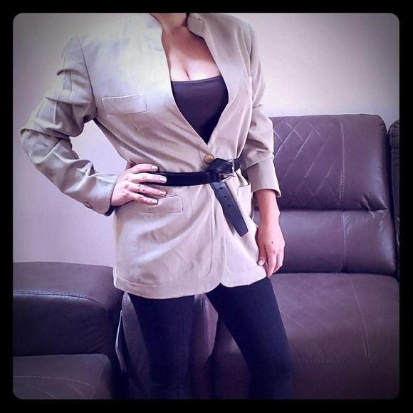 Giorgio Armani Vintage Lined Wool Blazer - Picture 3 of 8